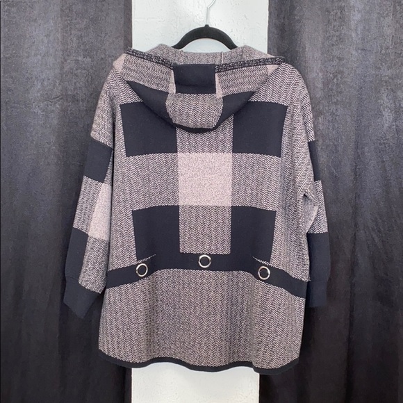 ❌sold out❌Coatigan plaid and chevron stripes - Picture 4 of 7
